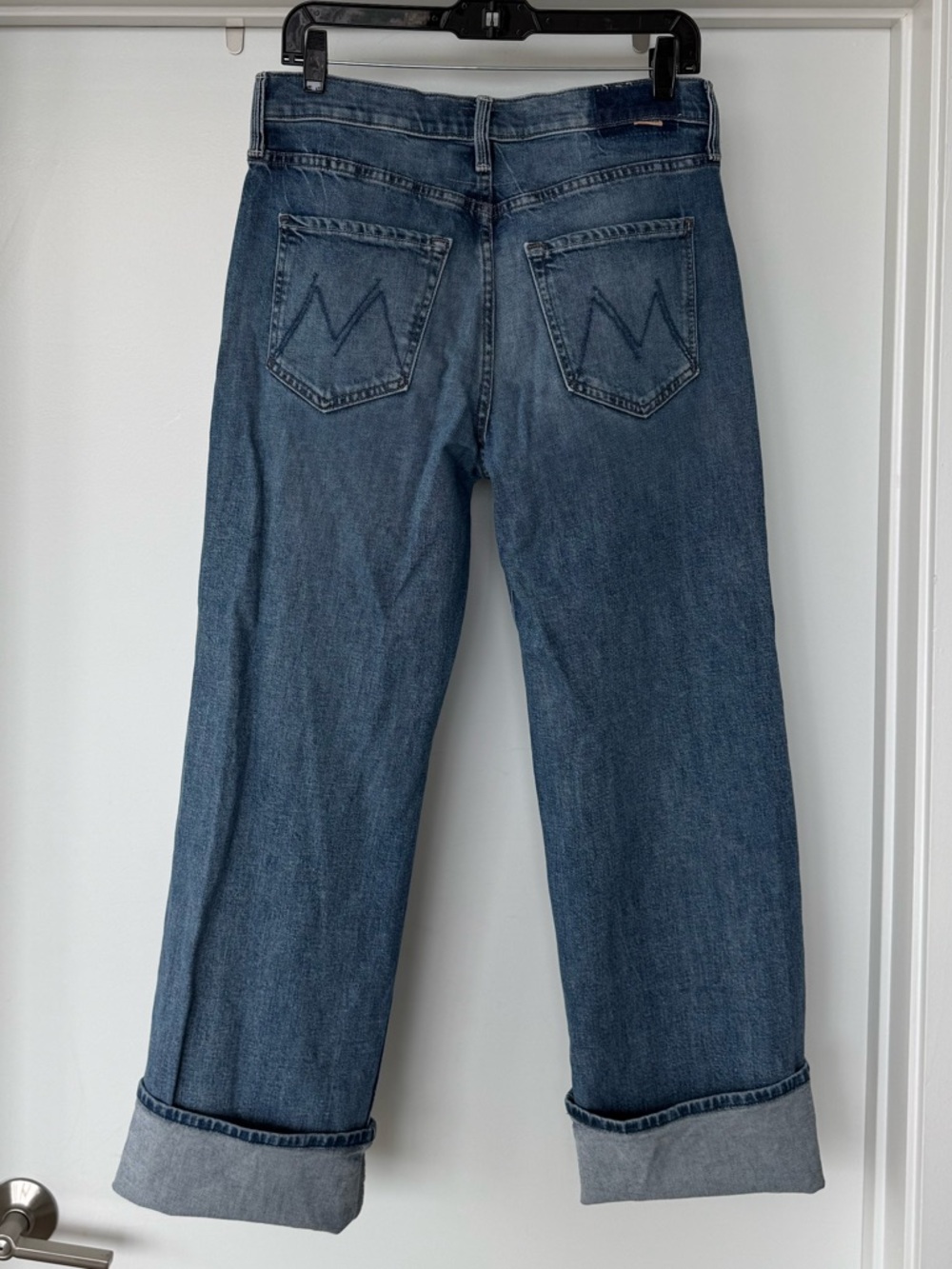 MOTHER The Dodger Flood Cuff Jeans in Toil and Trouble size 27 - Picture 6 of 8